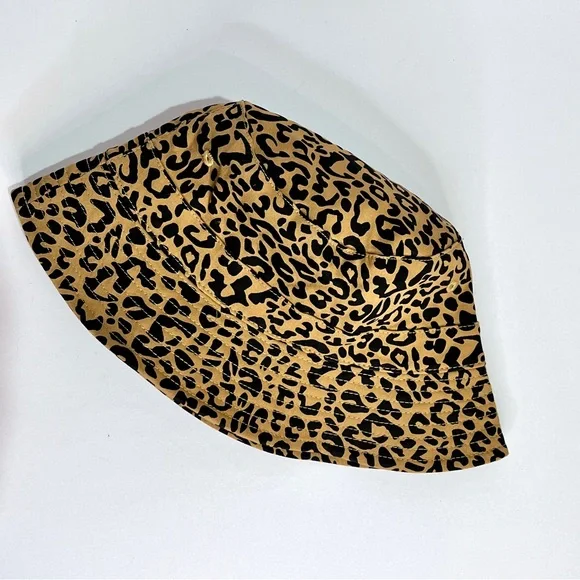 Leopard Animal Print Bucket Hat One Size - Picture 2 of 5